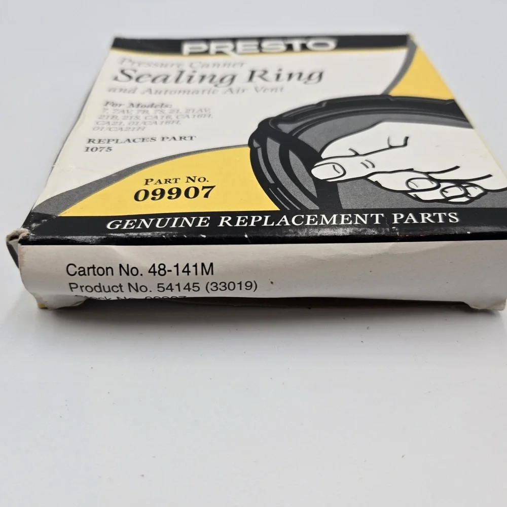 09907 - Sealing Ring‎ Gasket for Presto Pressure Cooker Multiple Models